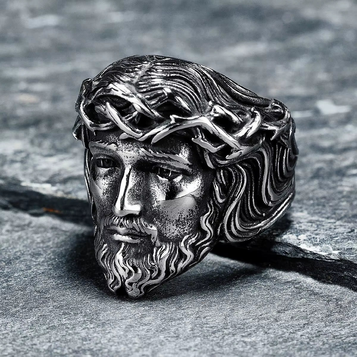 "Jesus Saves" Ring