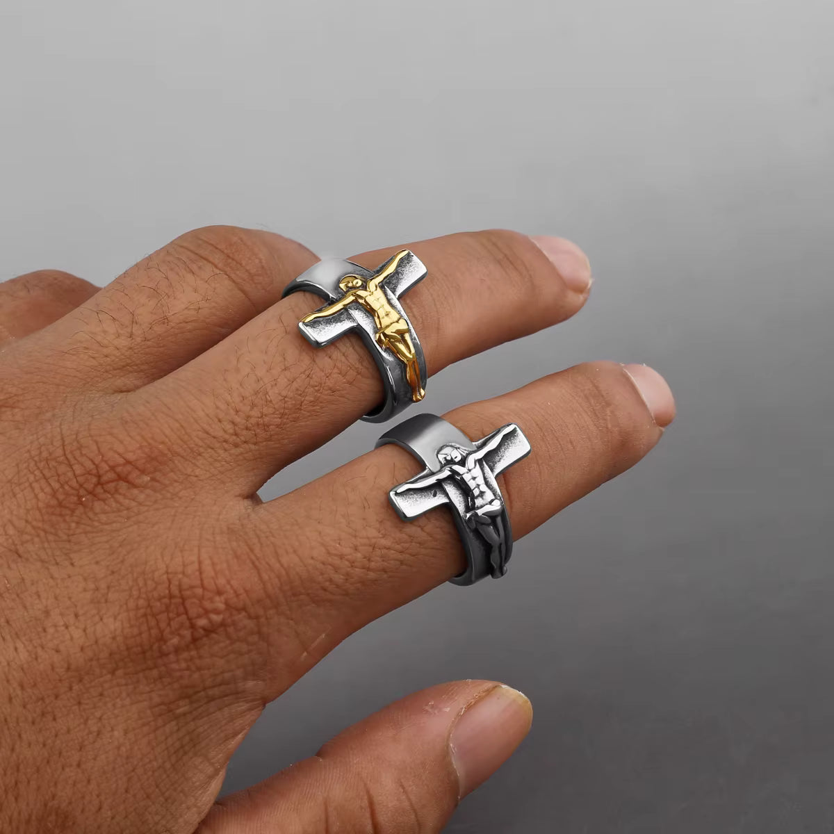 "The Crucified One" Ring