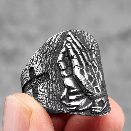 "Pray" Ring