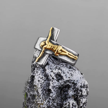 "The Crucified One" Ring