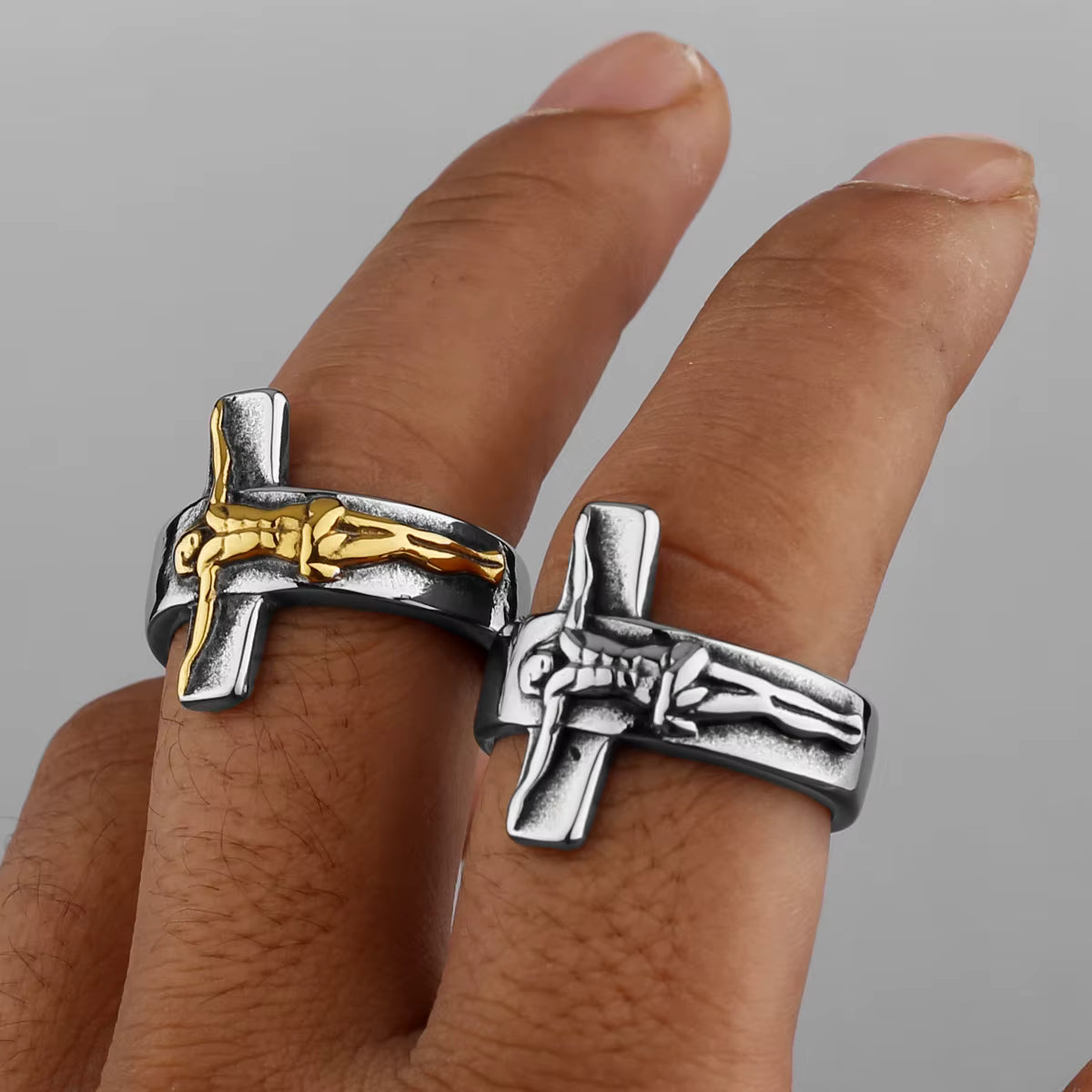 "The Crucified One" Ring