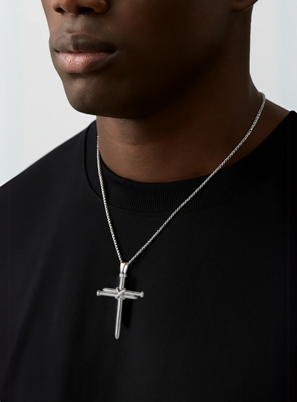 "Crossed Nails" Necklace