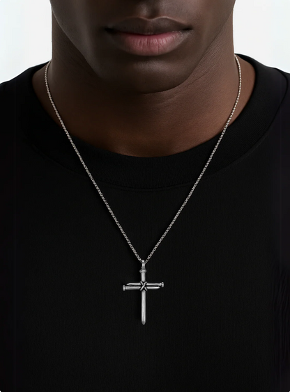 "Crossed Nails" Necklace