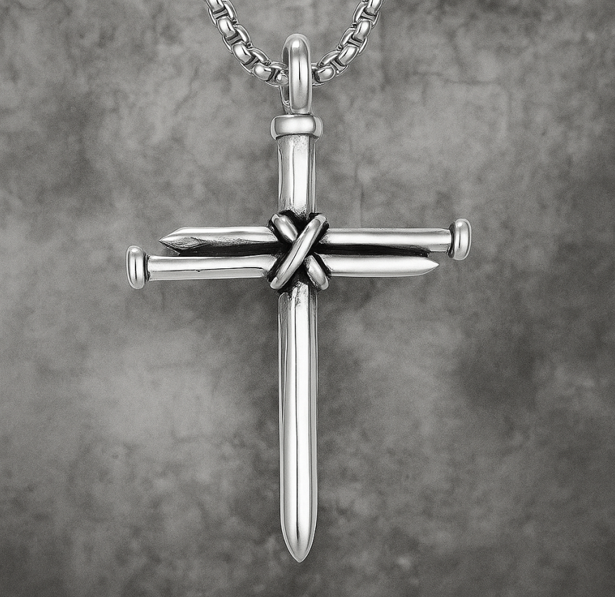 "Crossed Nails" Necklace