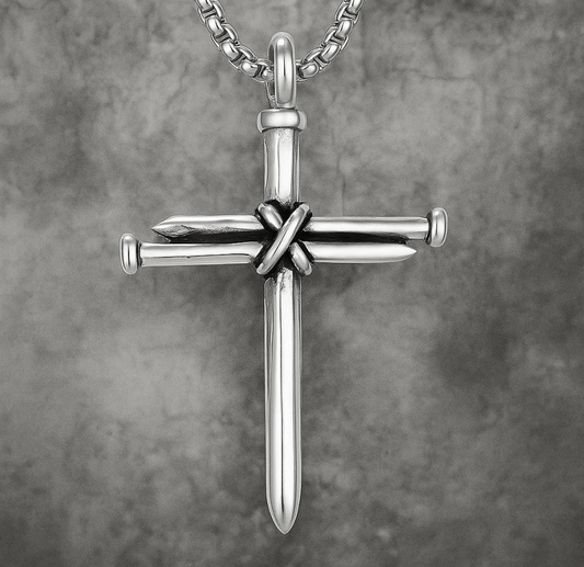 "Crossed Nails" Necklace